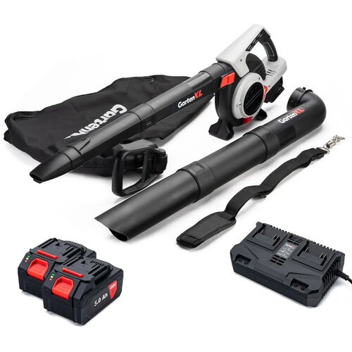 IPOTOOLS 3u1: Akumulatorski puhač li&scaron;ća GartenXL SF8A512 + 2x baterija 5Ah + Brzi punjač Cijene