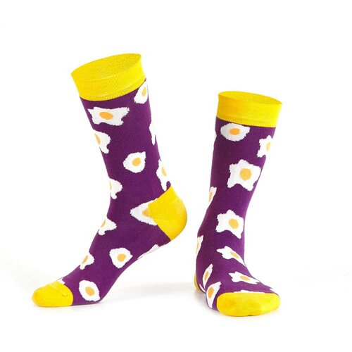 Fasardi Plum women's socks with eggs Slike