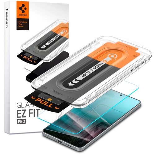 Spigen KALJENO STEKLO GLAS.TR EZ FIT PRO ZA SAMSUNG GALAXY S25 EDGE, (5000334149) Slike