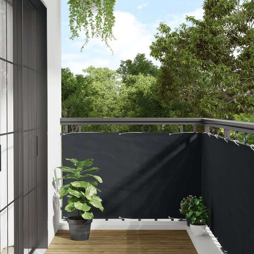 Balkonski zaslon za privatnost antracit 400 x 90 cm PVC Cijene