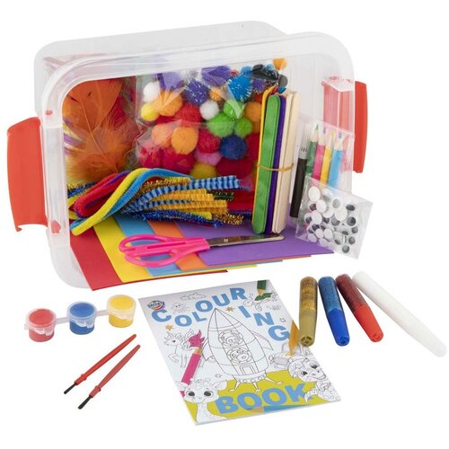  Kutija za ručne radove s 230+ dijelova, CRAFT KIT u kutiji za pohranu Cene