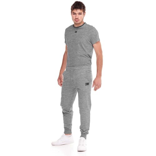 Leone 1947 Spodnji deli trenirke Man Sweatpants Small Logo Siva Cene