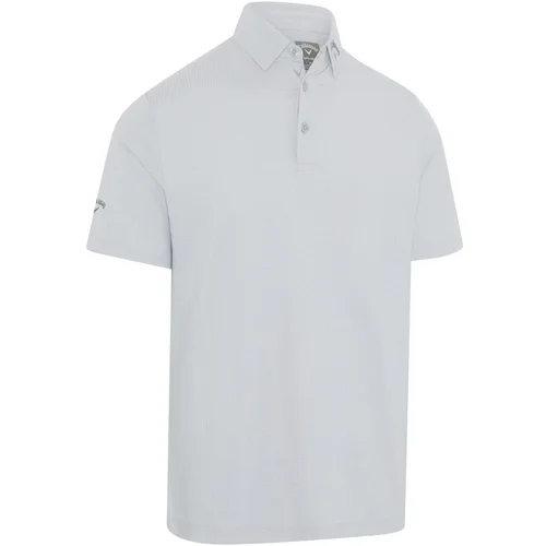 Callaway Classic Jacquard Mens Polo Gray Dawn 2XL