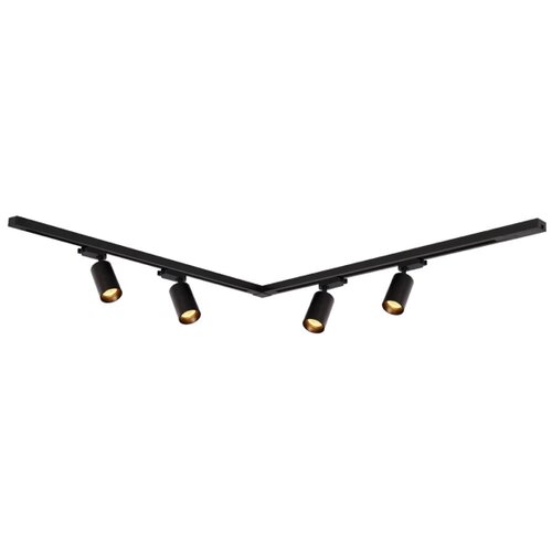  Reflektor za &amp;scaron;inski sistem PIPE 4xGU10/10W/230V, crna Slike