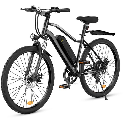 Shengmilo iscooter EB3 26-palčno električno kolo - 500 w motor, 70-100 km dosega, 5 hitrostnih načinov, dvojno vzmetenje, črna, (21823556) Cene