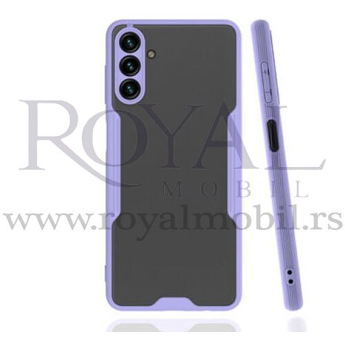  futrola pvc matte sa obodom za iphone 12 pro max (6.7) lila Slike