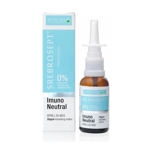 Maxlab srebrosept imuno neutral sprej 30ml Cene