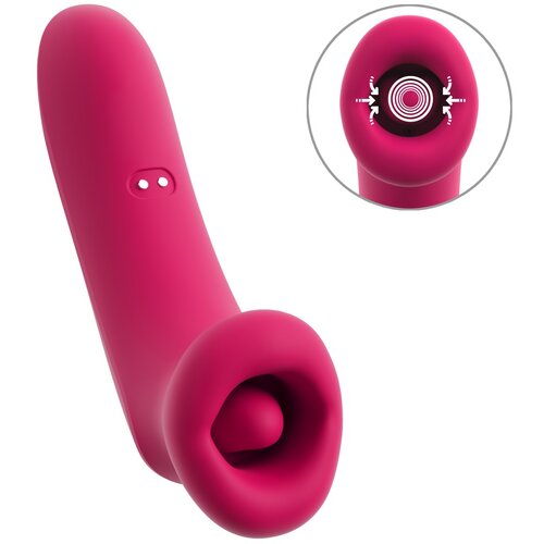 You2Toys Oral Fun Vibrator Sucking Mouth Vibrating Tongue Red Slike