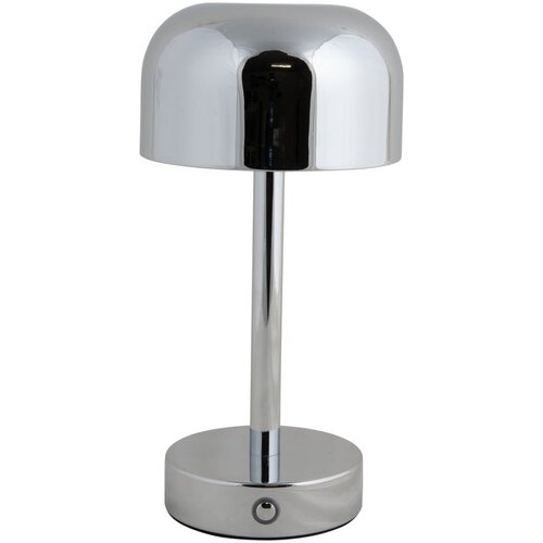 Leitmotiv LED stolna lampa u srebrnoj boji s metalnim sjenilom (visina 24,5 cm) James &amp;ndash; Slike