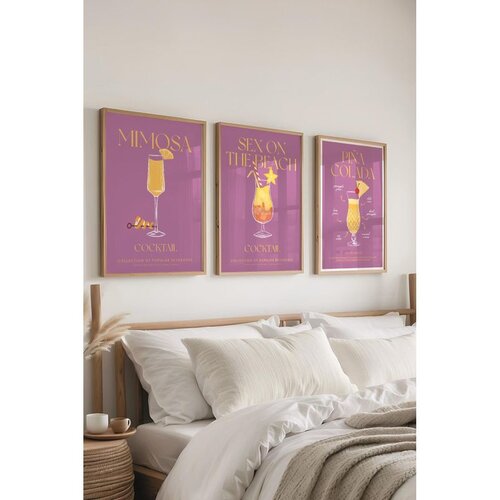 WALLXPERT &Ccedil;-300536 - 5070 Vi&scaron;enamenski dekorativni set slika (3 komada) Cene