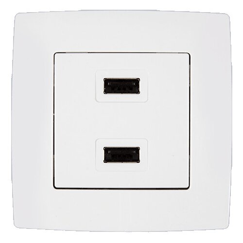 Elmark USB utičnica 2A City bijela Cene