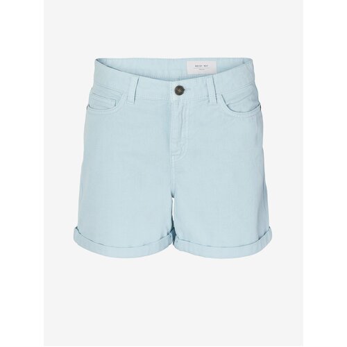 Noisy May Light blue denim shorts Smiley - Women Cene