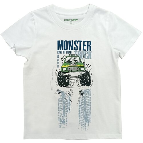 Lucky Kiddo majica KR LK-KBT SS 1_24 021522 M bijela 152 Cijene
