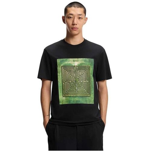Hugo crna mu&amp;scaron;ka majica Slike