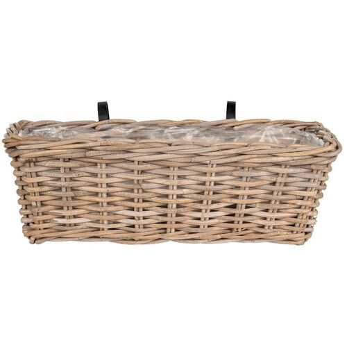 House Nordic Viseče cvetlično korito iz protja 60 cm Batu &amp;ndash; Slike