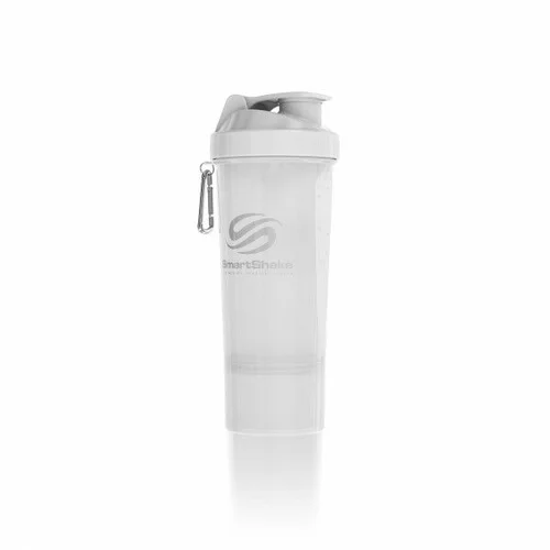Smart Slim sportski shaker + spremnik boja Pure White 500 ml