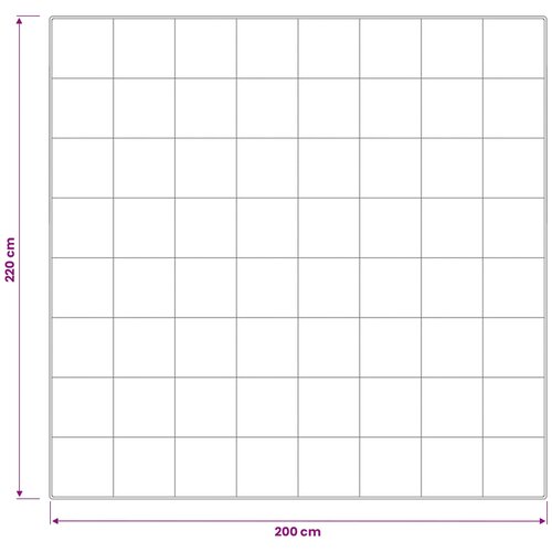  Poplun TRIER 200x220 cm 4 godi&amp;scaron;nja doba 350 GSM Bijela Slike