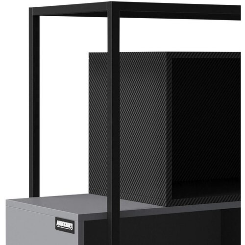 Minecraft REGAL 70/164/38 cm siva, črna Slike