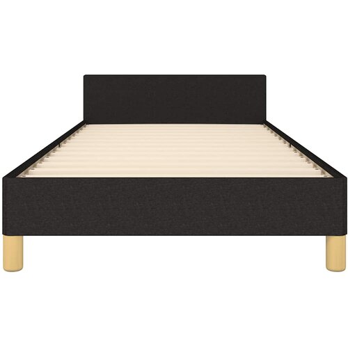  Okvir za krevet bez madraca crni 90x190cm od tkanine Slike