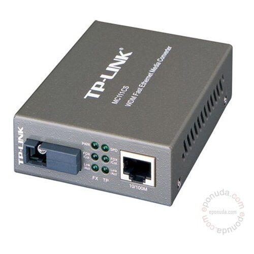 Tp-link MC111CS 10/100Mbps WDM Media Converter Slike