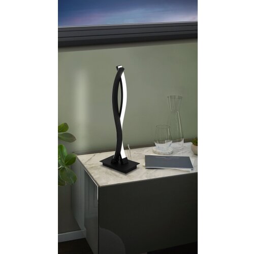 Eglo lasana 3 stolna/1, led, 10w, alu/crno bijela Slike