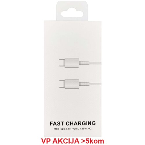 Gembird CCP-AMCM-AMCM-1.0w ** 3A PD kabl USB-C na USB-C, USB3.0, 1m, white (159) Cene