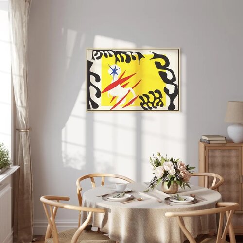  Slika - Henri Matisse &amp;ndash; Nightmare of the White Elephant 60x40 U prirodnom drvenom okviru Slike