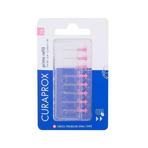 Curaprox Prime Refill CPS 0,8 - 3,2 mm zamjenske interdentalne četkice 8 kom unisex Slike