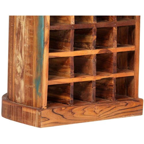  Stojalo za vino 50x40x180 cm trden predelan les Slike