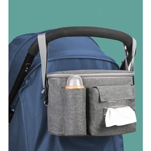 torbica za bebi kolica siva Slike