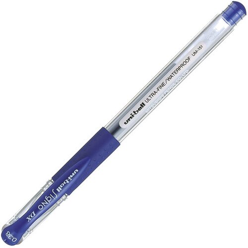 Roler 0,38 mm gel grip (vlo7eek umr-1) uni-mitsubishi um-151 modra Slike