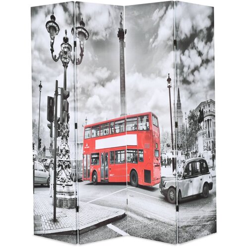  Sklopiva sobna pregrada 160 x 170 cm slika londonskog autobusa Cijene