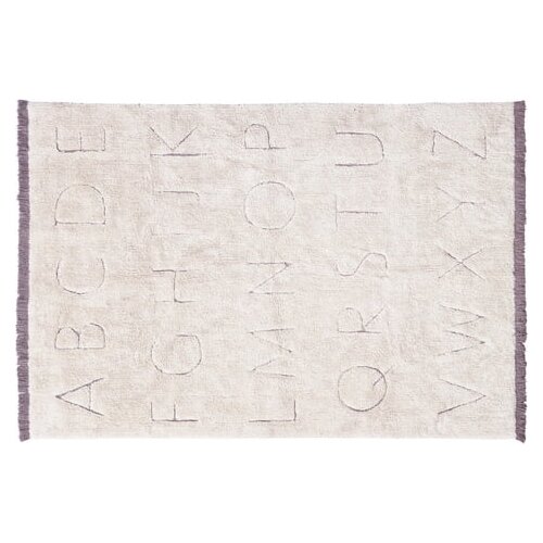 Lorena Canals Krem periv/ručno rađen pamučan dječji tepih 120x160 cm ABC &amp;ndash; Slike
