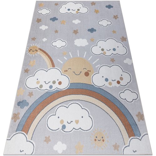 RugsX Preproge Preproga BONO 8437 oblaki, nebo, svetlo siva 160x220 cm Siva Cene