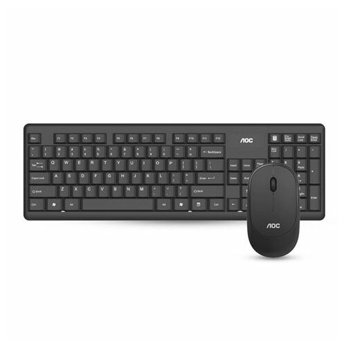 AOC KM200 crni bežični komplet tastatura+optički miš 1600dpi Slike