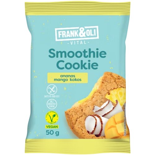Frank&oli cookies, ananas, mango i kokos, 50g Cene