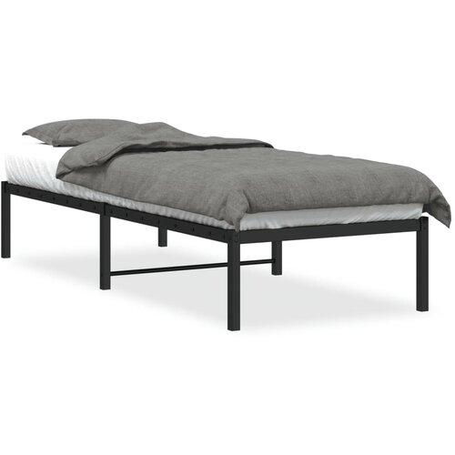 Maison Chic Kovinski Postelja za odrasle - Posteljni Okvir črn 80x200 cm, (22081599) Cene