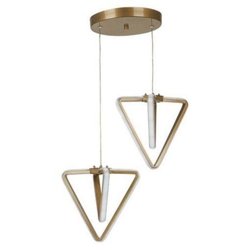 VISILICA Kovinska LED viseča svetilka v bronasti barvi ø 20 cm Baris – Cene