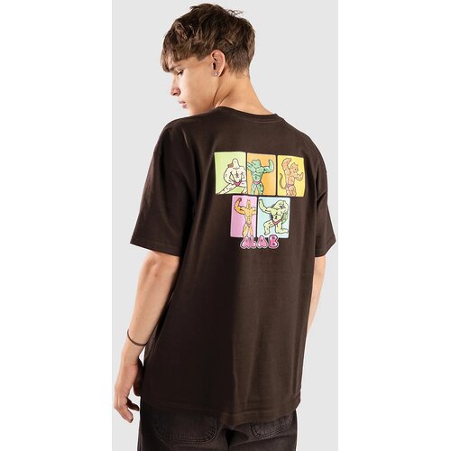 A-Lab Hit The Gym Boxy T-shirt dark chocolate Slike