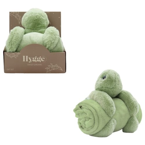 Hygge Sweet Dreams Dekica sa igračkom Turtle, Zelena Cijene