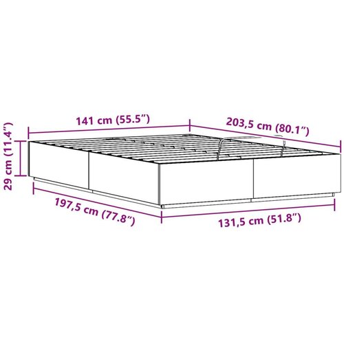  Otoman krevet Bijeli 140 x 200 cm Masivna borovina - Bijeli 140 x 200 cm Slike