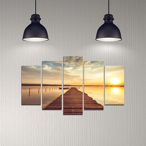 Wallity dekorativna slika od 5 delova dok (5DMDF 26) Slike