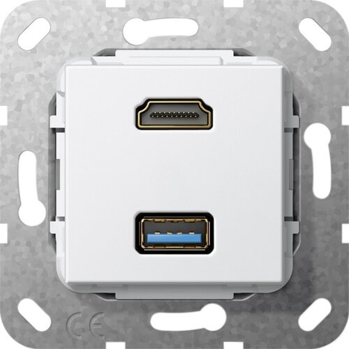 Gira HDMI USB 3.0 A kabelski bič 567903, (20892490) Slike