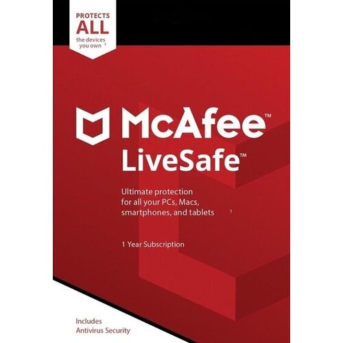 MCAFEE LiveSafe - 1 Device 1 Year Key GLOBAL Cene