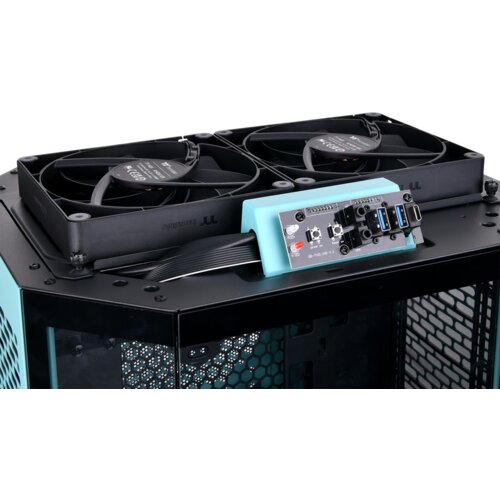 Thermaltake The Tower 300 micro ATX kući&amp;scaron;te, Turquoise Slike