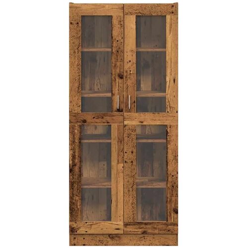 VidaXL Visoka ploča staro drvo 82,5x30,5x185 cm konstruirano drvo Slike