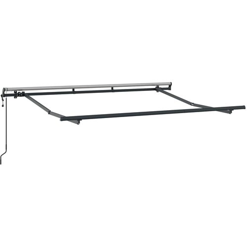  Skrovita tenda Tamno crvena 350 x 200 x 165 cm tkanina Slike