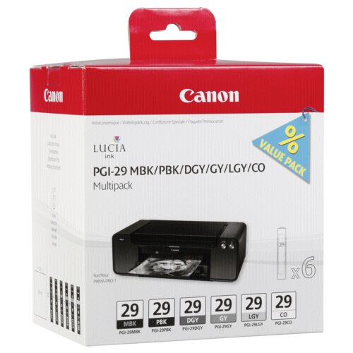 Canon PGI-29 Multipack MBK/PBK/DGY/GY/LGY/CO Cijene
