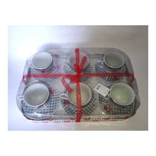  Set porcelanskih šoljica za kafu 6+6 c007 Cene