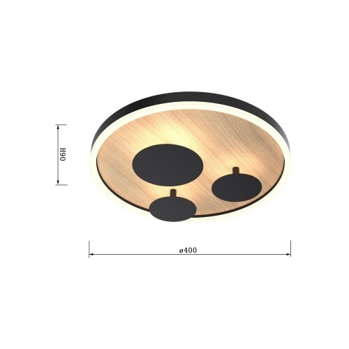 Wofi 9013-306S - prigu&amp;scaron;iva LED plafonska lampa REIMS LED/26W/230V Slike